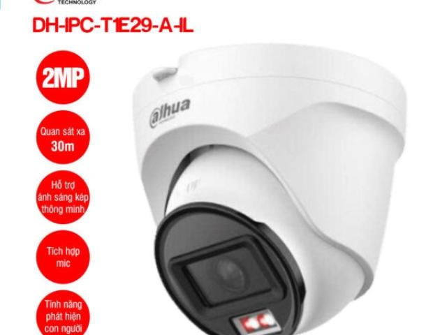 Camera IP 2MP Dome DAHUA DH-IPC-T1E29-A-IL