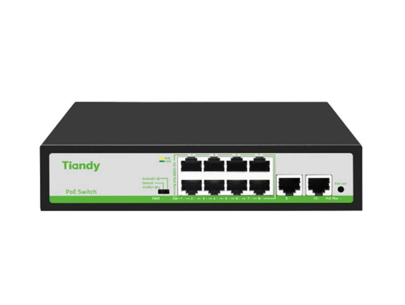 Ảnh tin Switch Tiandy POE 8 port TC-P3S010 Spec:F/0820/AT/ 90w