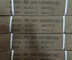 Tủ Rack 4U Lắp Ghép Đen Kích Thước 530x400x225mm