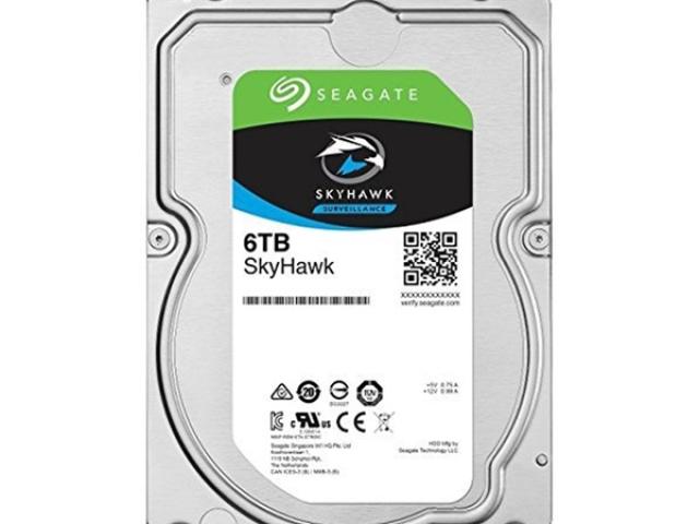Ổ cứng HDD Seagate Skyhawk Surveillance 6Tb 5400rpm, 256Mb Mới Chính Hãng