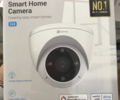 Camera wifi dome Ezviz H4 3MP 2K chính hãng - Giám sát trong nhà, màu ban đêm, báo động, đàm thoại