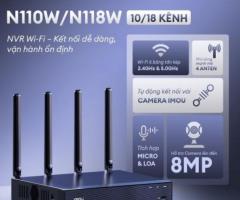 Đầu ghi hình Wi-Fi 10 kênh NVR-N110W-8A0E IMOU (Tại Cần Thơ)