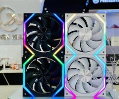 Quạt Tản Nhiệt Galaxy Trắng Xuôi