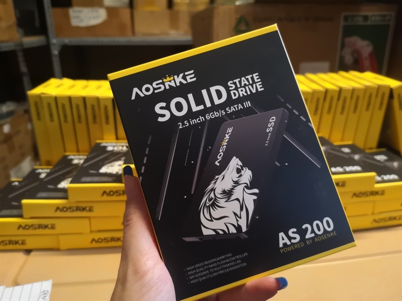 Ảnh tin Ổ Cứng SSD Aosenke AS200 256GB SATA 2.5" Mới