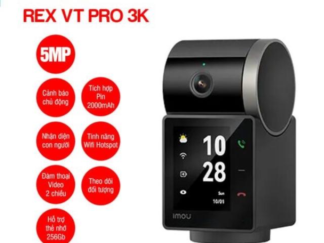 Camera Wifi iMOU IPC-S2VBP-5M0WR REX VT Pro 5MP [Gọi Video 2 Chiều, Tích hợp pin 2000mAh]
