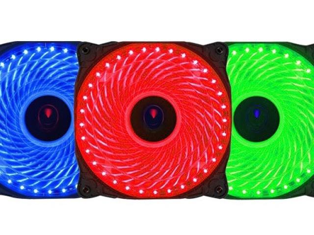 FAN CASE SILENT VSP 12CM LED 33 BÓNG