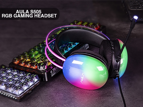 Ảnh tin Tai Nghe Gaming Aula S505 7.1 Led RGB