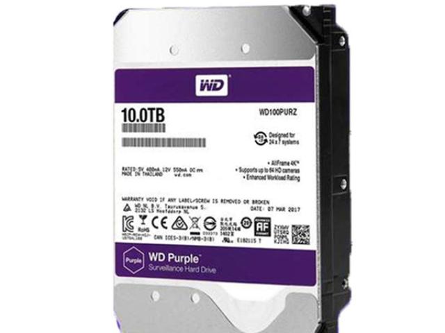 Ổ Cứng Western Digital Purple 10TB 256MB Cache WD102PURZ