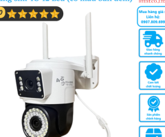 Camera Yoosee QPT36 – Dùng sim 4G 42 Led, ngoài trời 2 ống kính (có màu ban đêm)