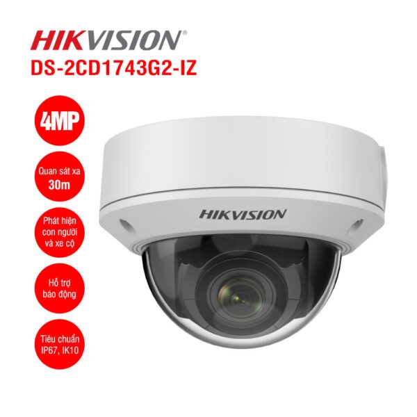 Ảnh tin Camera IP Dome 4MP Hikvision DS-2CD1743G2-IZ - Mua bán tại Hà Nội