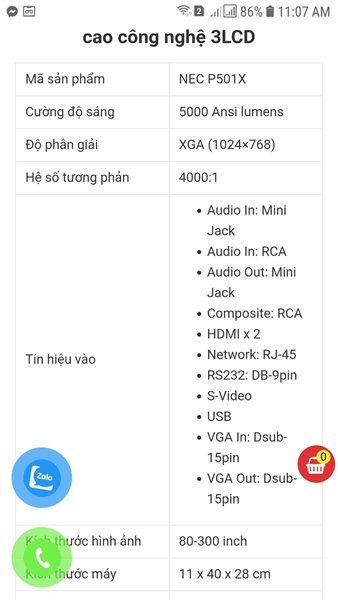 Ảnh tin Máy chiếu Net P501x củ giá rẻ tại Huế