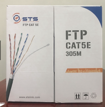 Ảnh tin CÁP MẠNG STS CAT5E UTP - Cáp mạng CAT5e – UPT (Unshield Twist Pair) – Cuộn 305m - CÁP MẠNG STS CAT5