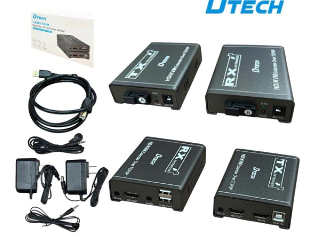 Bộ mở rộng HDMI KVM lên đến 20KM DTECH DT-7059W
