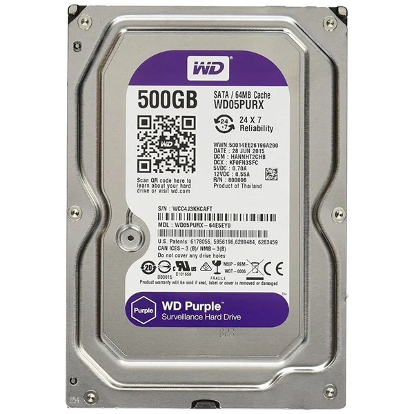Ảnh tin Ổ CỨNG HDD WD 500GB MÀU TÍM - HÀNG CHÍNH HÃNG