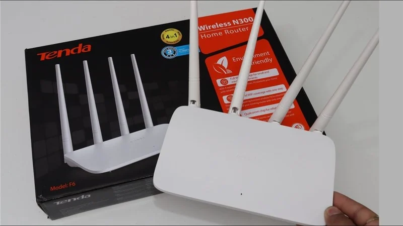 Ảnh tin BỘ THU PHÁT WIFI TENDA F6 N300Mbps -4 ATEN