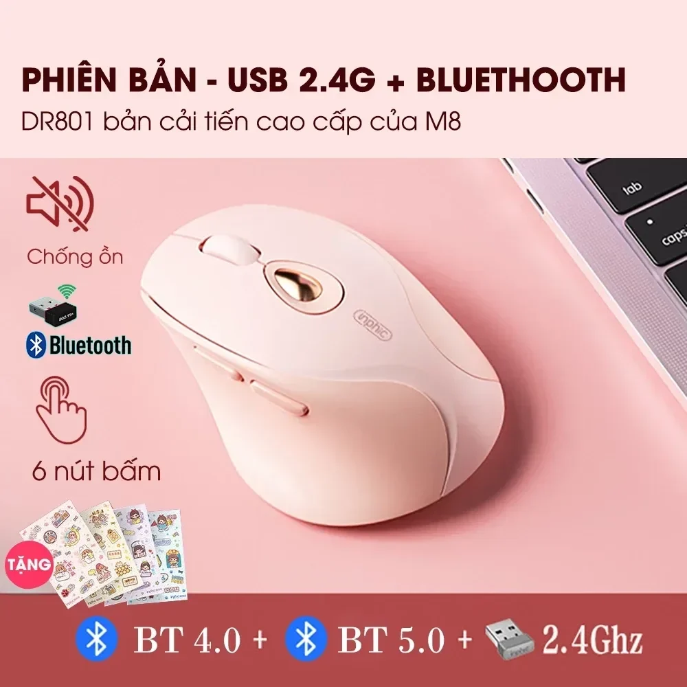 Ảnh tin Chuột INPHIC DR8 Hồng