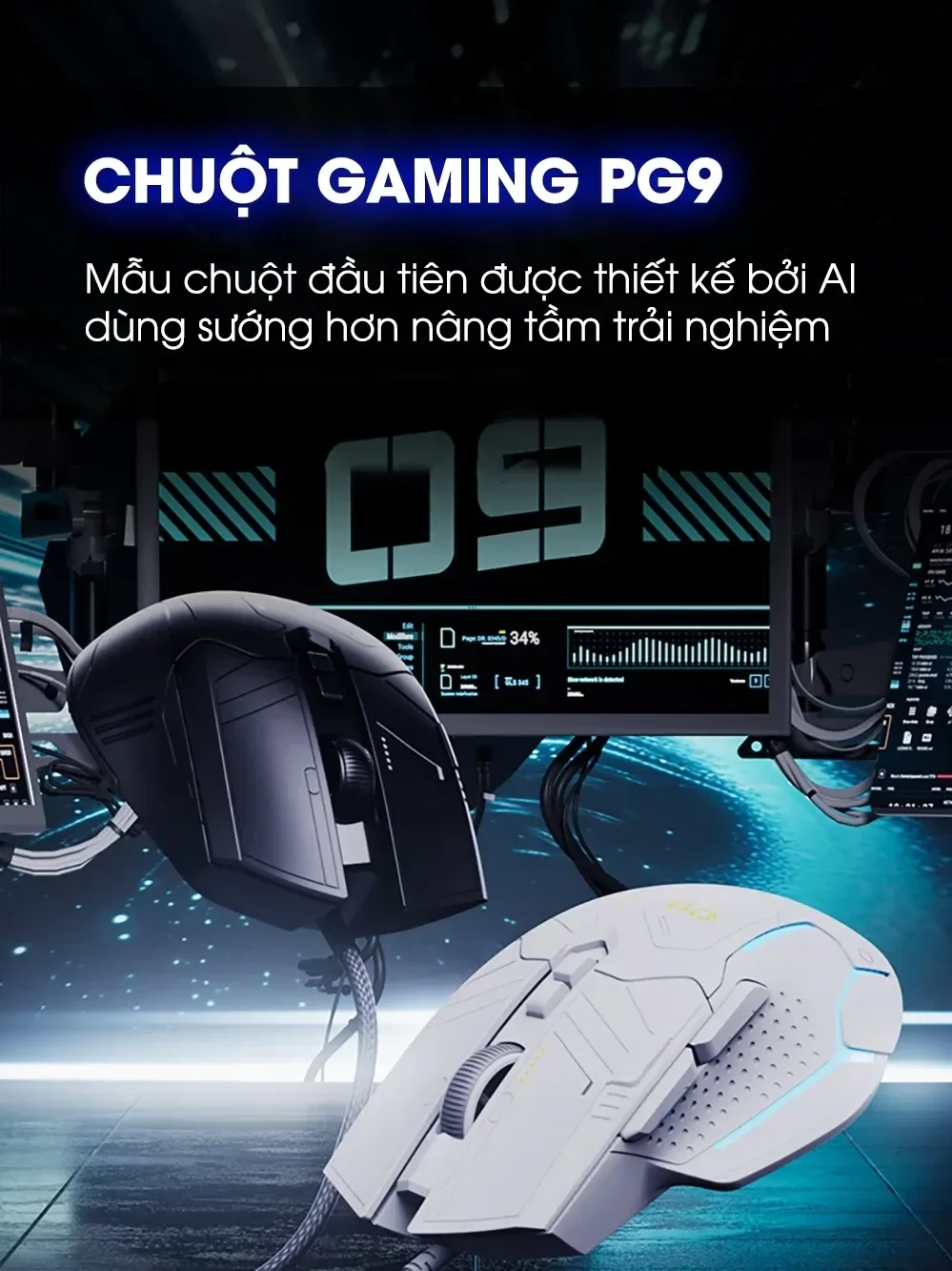 Ảnh tin Chuột INPHIC PG9 Đen