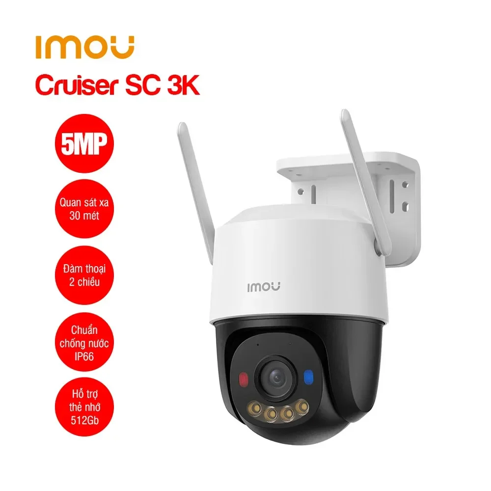 Ảnh tin Camera Wifi iMOU Cruiser SC 3k 5MB (IPC-K7FP-5H0WE), quay quét 360 độ