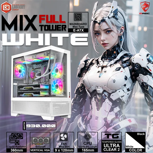 Ảnh tin Bể cá Case Magic Mix Full Tower White