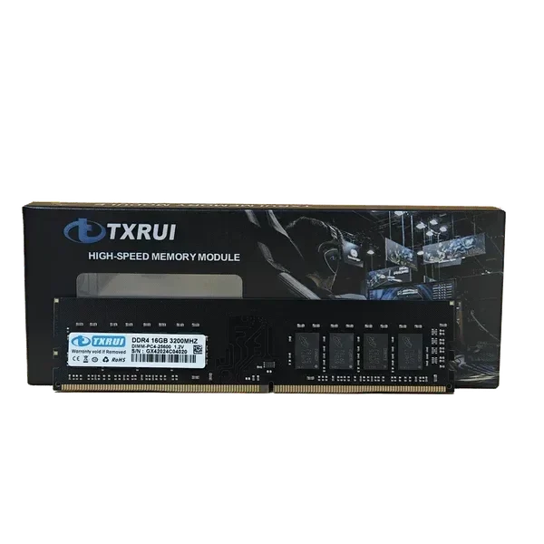 Ảnh tin Ram PC TXRUI Black 16GB 3200MHz DDR4 Không Tản