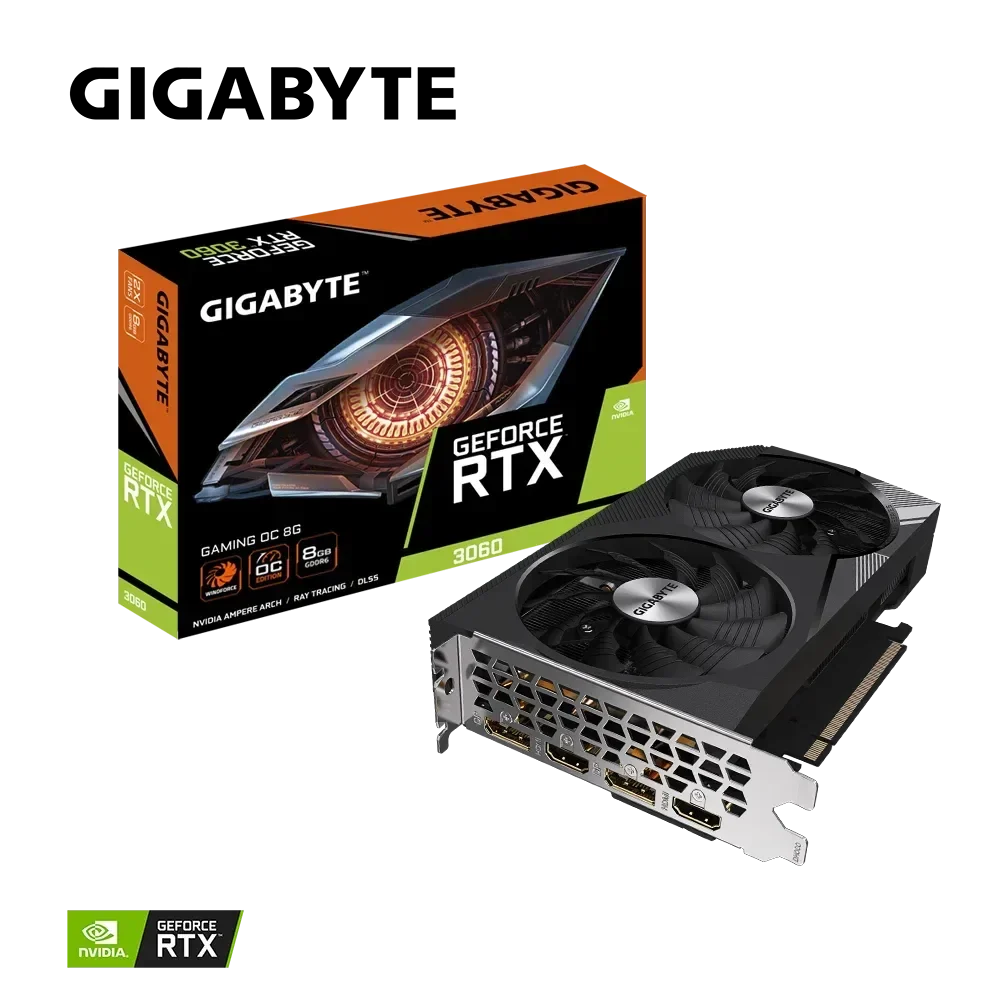 Ảnh tin VGA Gigabyte RTX 3060 GAMING OC 8GB (N3060GAMING OC-8GD)