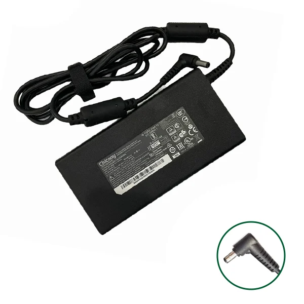 Ảnh tin Sạc Laptop MSI 19.5V (180W Chân Nhỏ - Có Kim 5.5mm x 2.5mm) Chính Hãng