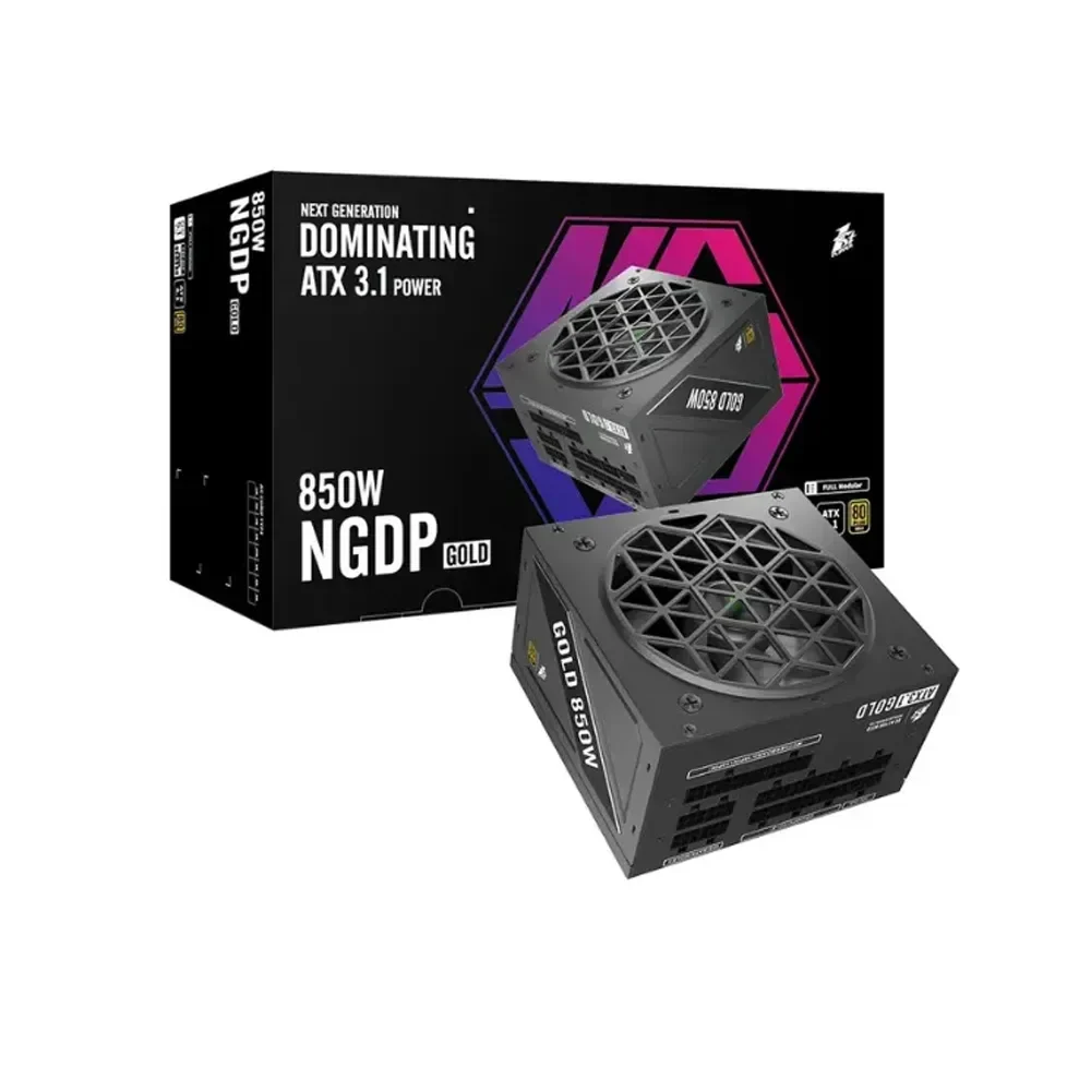 Ảnh tin Nguồn máy tính FIRST PLAYER NGDP-GLD-850 850W Black (80 Plus Gold/ Full-Modular)
