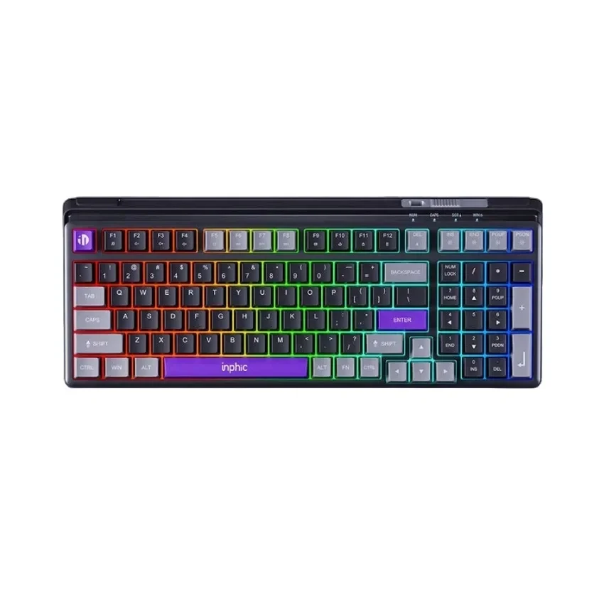 Ảnh tin Bàn phím giả cơ INPHIC V98 Đen