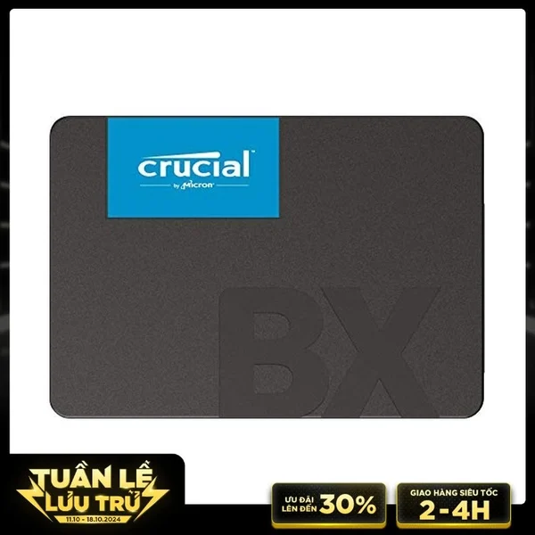 Ảnh tin SSD Crucial BX500 500GB 3D NAND 2.5-Inch SATA III CT500BX500SSD1