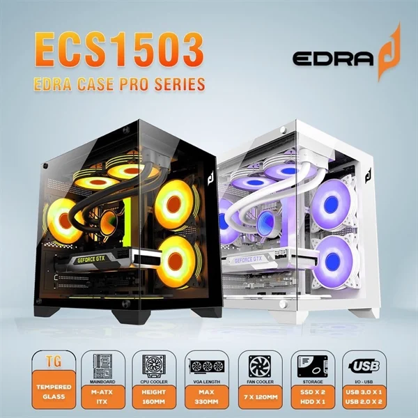 Ảnh tin Case máy tính EDRA ECS1305 - Black