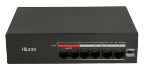 Ảnh tin Switch PoE 4 HILOOK DS-3E0106MP-35 - Thương hiệu HI LOK