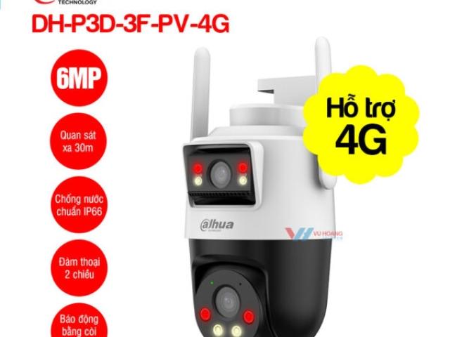 Camera IP 4G 6MP DAHUA DH-P3D-3F-PV-4G