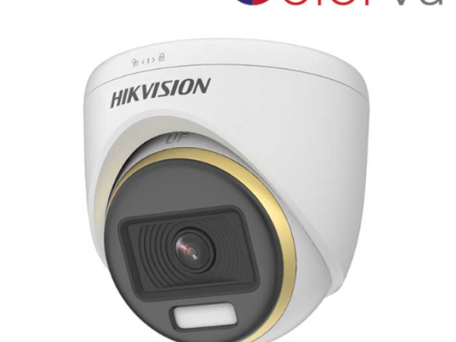 Camera HDTVI ColorVu 2MP bán cầu HIKVISION DS-2CE70DF0T-MF