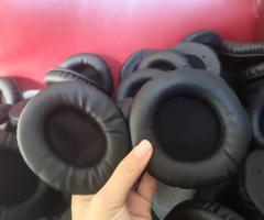 Ốp Tai Nghe Cao Su Hình Tròn 9.5cm (Đen)