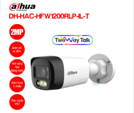 Ảnh tin Camera HDCVI 2MP Dahua DH-HAC-HFW1200RLP-IL-T