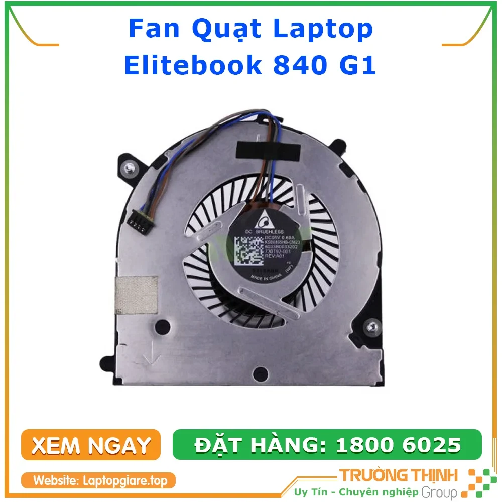 Ảnh tin Fan Quạt Laptop Hp Elitebook 840 G1 Giá Rẻ