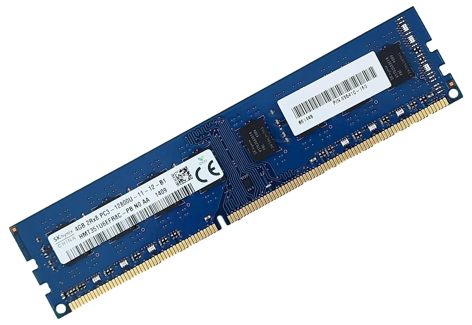 Ảnh tin RAM DDR3 SK Hynix 4GB 1Rx8 PC3-12800U 1600MHz 2nd