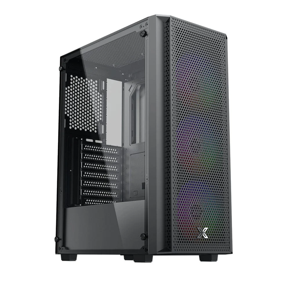 Ảnh tin Thùng máy Xigmatek Star 3F (EN90649) F-ATX | Kèm sẵn 3 Fan, Đen