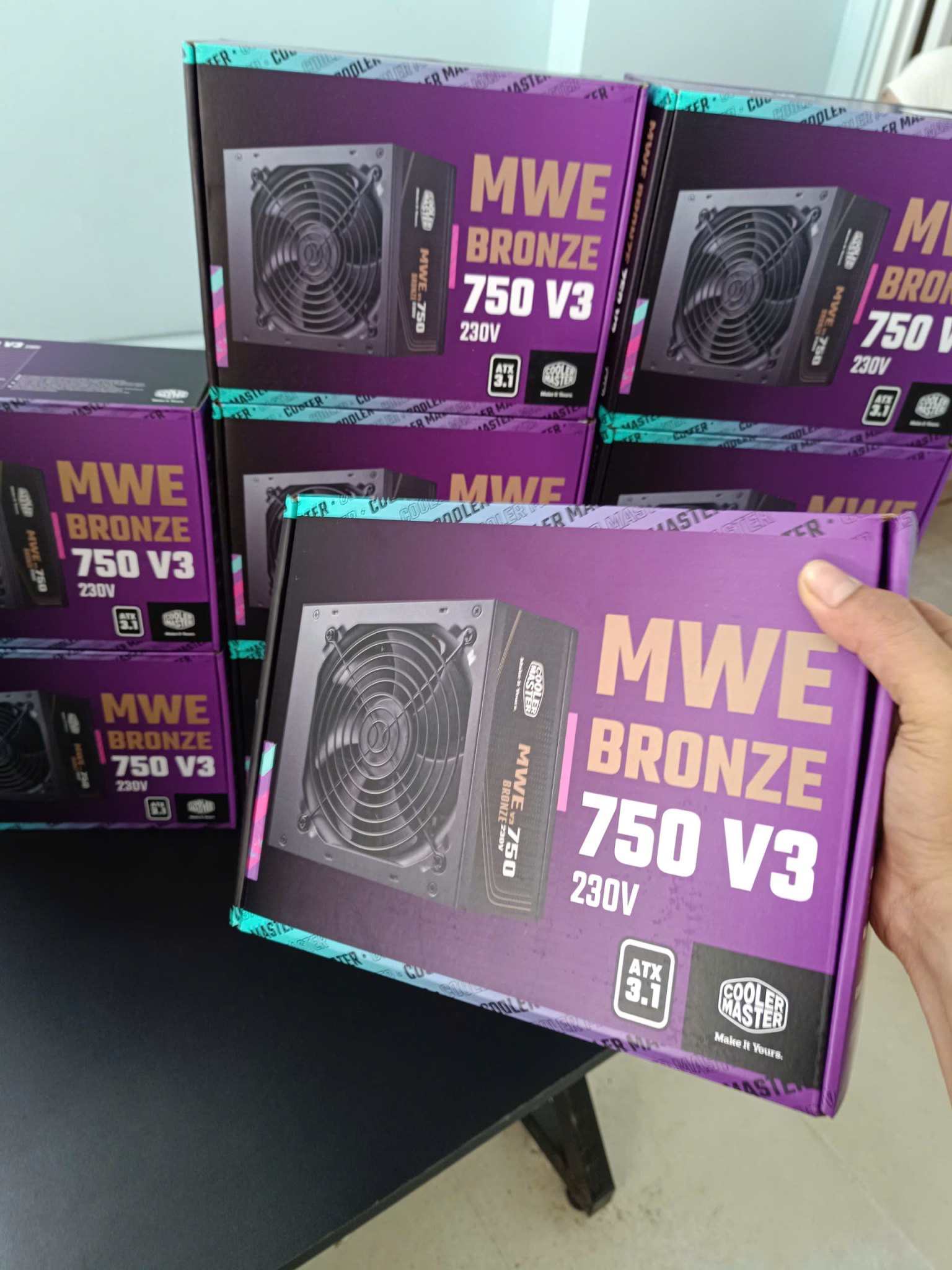 Ảnh tin 💥Nguồn Coolermaster MWE 750W BRONZE V3 230V 80 PLUS