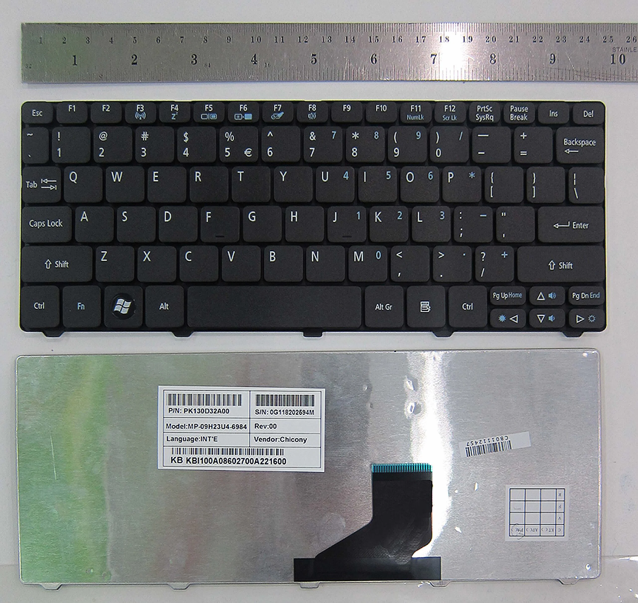 Ảnh tin Bàn phím laptop Acer Aspire One 521, 522, 532, 533, D255, D257, D260, D270, D532, NAV50, NAV51…