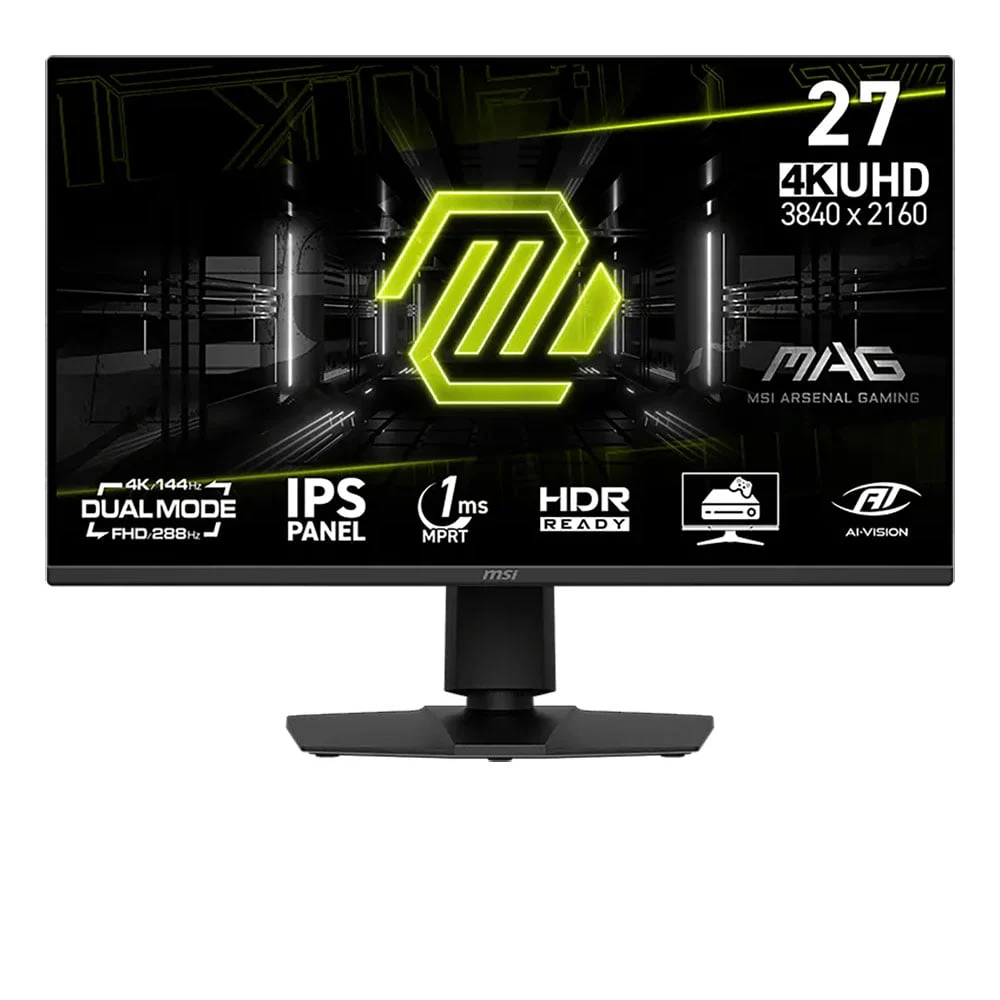 Ảnh tin Màn hình Gaming MSI Dual 4K MAG 275UPD E14 | 27 inch, UHD 4K 144Hz / FHD 288Hz, IPS, 1ms MPRT…