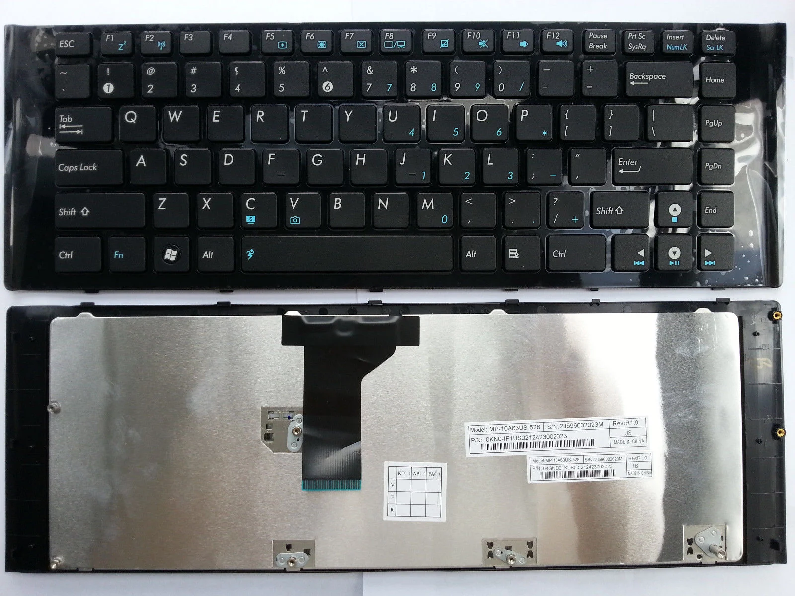 Ảnh tin Bàn phím laptop Asus A40, X42J Đen