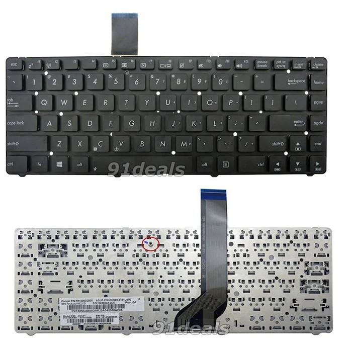 Ảnh tin Bàn phím laptop Asus K45, A45, E45, N45, N46, R400, U44 có ốc