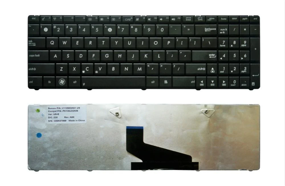 Ảnh tin Bàn phím laptop Asus K53S K53BE K53BR K53BY K53TA K53TK K53U K53Z A53 (Cáp thẳng)