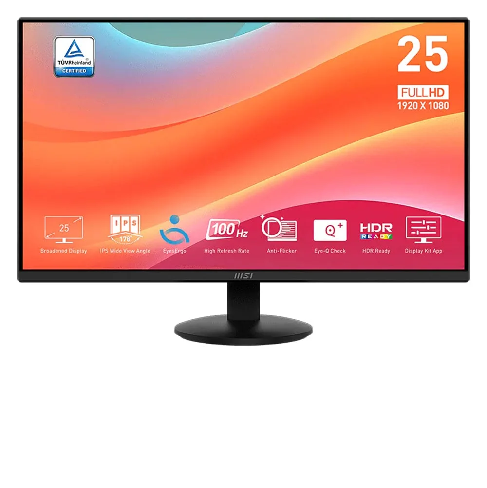 Ảnh tin Màn hình văn phòng MSI PRO MP252L | 25 inch, Full HD, IPS, 100Hz, 1ms (MPRT)