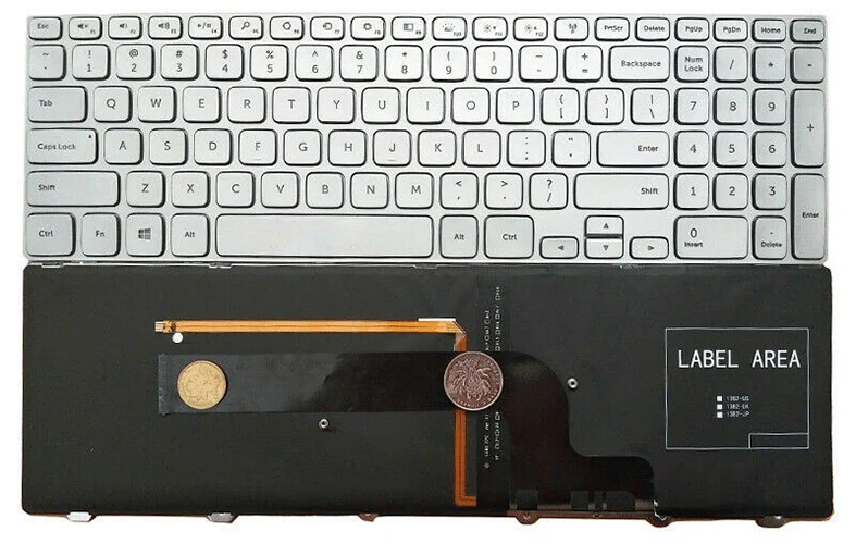 Ảnh tin Bàn phím laptop Dell Inspiron 15 7000, 7535, 7537 (US) (LED, BH 6TH)