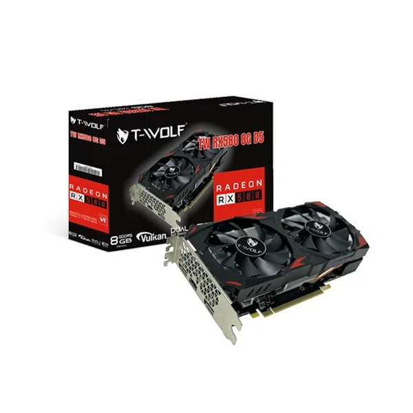 Ảnh tin Card màn hình T-WOLF RX 580 8GB GDDR5 BH 36TH