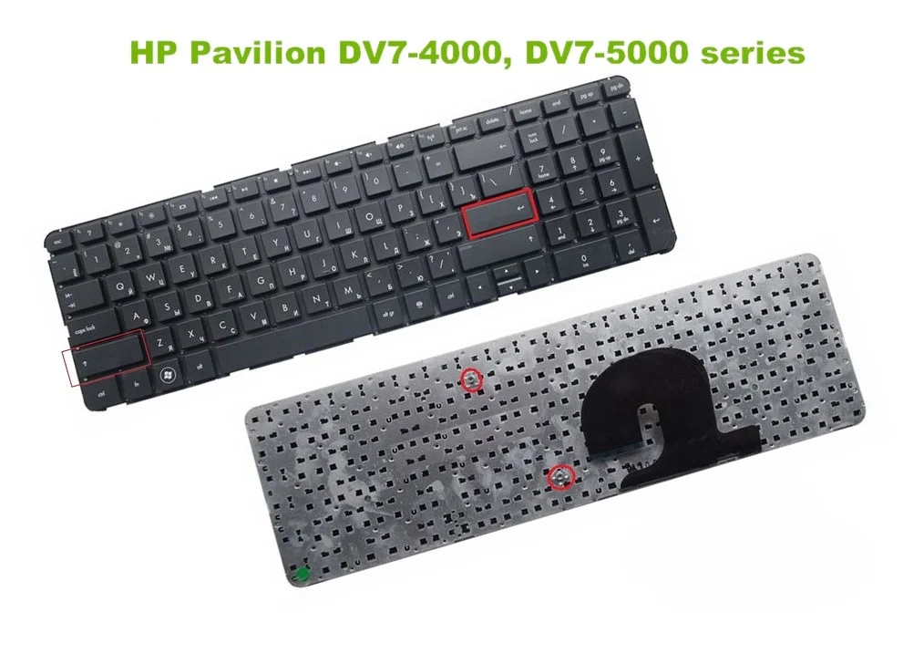 Ảnh tin Bàn phím laptop HP Pavilion DV7, DV7t, DV7-4000, DV7-5000 (ĐEN)