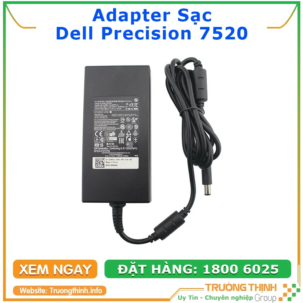 Ảnh tin Sạc Laptop Dell Precision 7520
