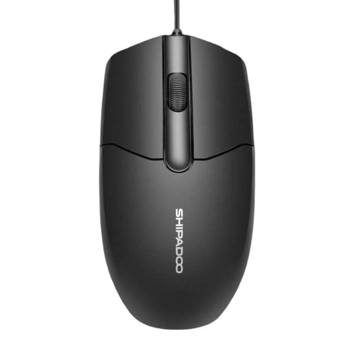 Ảnh tin Chuột Gaming Shipadoo S330 Black | Có dây USB, 1000 DPI, Chip MX8733, Đen